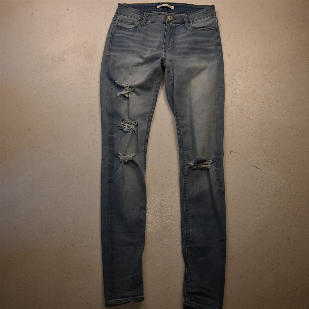 Daytrip 26 Mid Rise Virgo Skinny Light Stretch Denim Womens Jeans